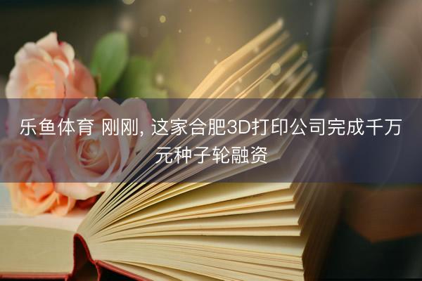 乐鱼体育 刚刚, 这家合肥3D打印公司完成千万元种子轮融资